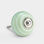 Green Decorative Ceramic Cupboard Drawer Knobs, thumbnail 5 of 9