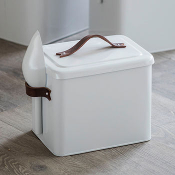 Pet Bin With Leather Handle, 7 of 11