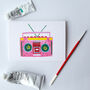 Boom Box Card, thumbnail 4 of 5