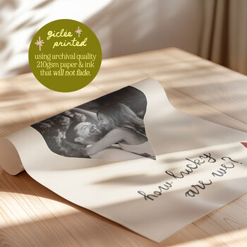 Personalised “How Lucky Are We?” Photo Print, 4 of 12
