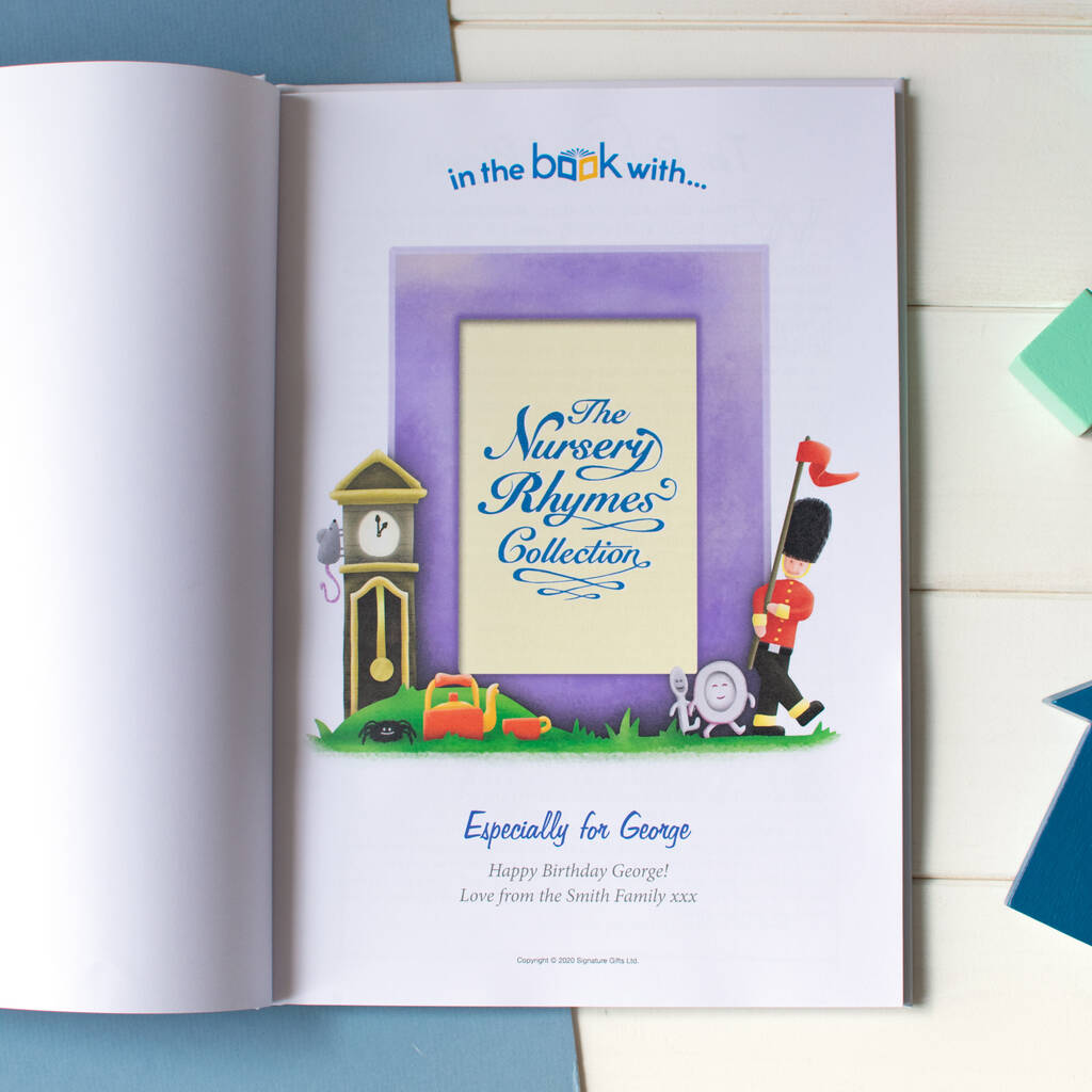 Personalised Nursery Rhyme Collection Book By The Letteroom