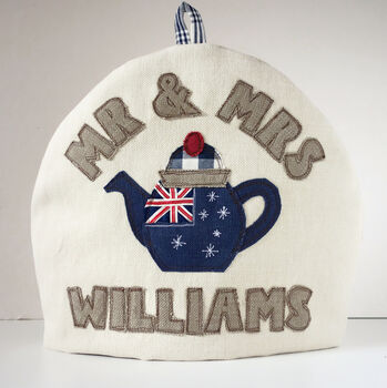 Personalised Australian Tea Pot Cosy Gift, 9 of 12