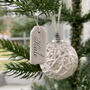 Hand Crafted Tangled Web Ceramic Bauble, thumbnail 3 of 7