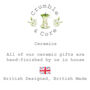 Gardening Ceramic Decoration And Greeting Card, thumbnail 5 of 7