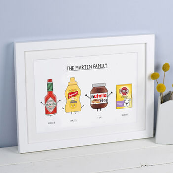 Personalised Family Condiments Print, 3 of 5