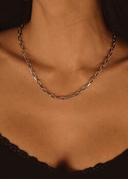 Silver Anchor Chain Necklace, 4 of 7