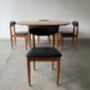 Mid Century Dining Table And Chairs By Schreiber, thumbnail 4 of 7