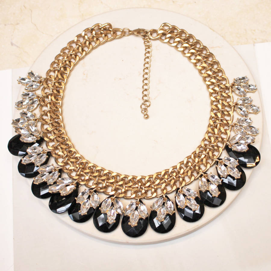 Statement Crystal Necklace By Jamie London