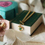 Personalised Chunky Chain Heart T Bar Necklace, thumbnail 2 of 12