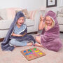 Children's Personalised Hooded Sherpa Blanket, thumbnail 6 of 11