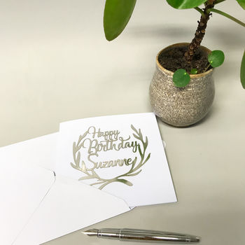 Personalised Papercut Birthday Card, 9 of 10