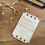 Personalised Number One Teacher Wooden Gift Card, thumbnail 4 of 10