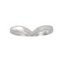 Rana Sterling Silver Chevron Stacking Ring, thumbnail 2 of 5