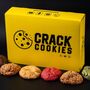Classic Box Of Six Thick, Doughy Crack Cookies, thumbnail 1 of 2
