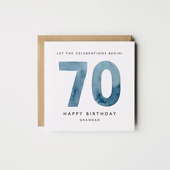 Personalised 30th Birthday Card *Age/Colour Options, 4 of 4