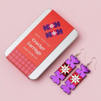 Christmas Cracker Earring Making Kit, Diy Jewellery Craft Kit, 2 of 8