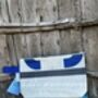 No3 Small Upcycled Versatile Sailcloth Pouch, thumbnail 4 of 7