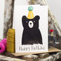 Happy Birthday Bear Card, thumbnail 2 of 3