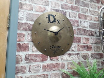 Real Cymbal Clock 13' Inch, 4 of 5