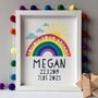 Personalised Follow Your Dreams Rainbow Print, thumbnail 1 of 2