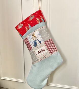 Patchwork Christmas Stocking, 2 of 6