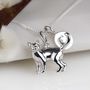 Personalised Solid Silver Cat Necklace, thumbnail 4 of 5