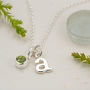Peridot Necklace, August Birthstone, thumbnail 4 of 8