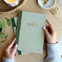 2026 Sage Green Week To View Personalised A5 Diary, thumbnail 7 of 10