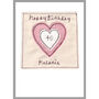 Personalised Heart Birthday Or Mother’s Day Card For Nanny, Nana, Gran, thumbnail 10 of 12