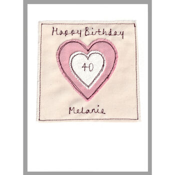 Personalised Heart Birthday Or Mother’s Day Card For Nanny, Nana, Gran, 10 of 12