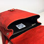 Sustainable Cork Small Backpack Red, thumbnail 8 of 10