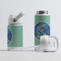 Personalised Dino Dude Design Kids Water Bottle, thumbnail 2 of 6