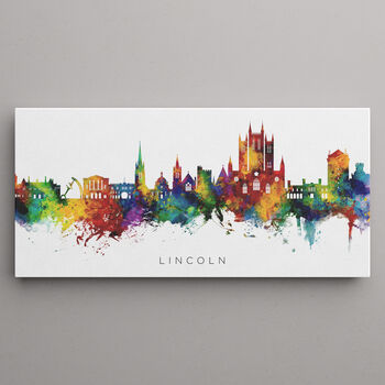 Lincoln Skyline Cityscape Art Print, 2 of 12