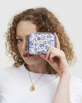 Blue Ditsy Purse Small, 2 of 7