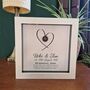Personalised 8th Anniversary Gift Framed Bronze Heart, thumbnail 2 of 11