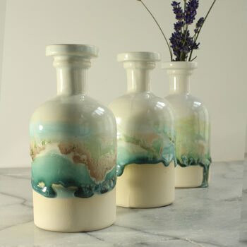 Apothecary Bottle Vase Ceramic Vase, 10 of 10