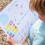 Personalised Summer Holiday Family Wall Planner, thumbnail 2 of 6