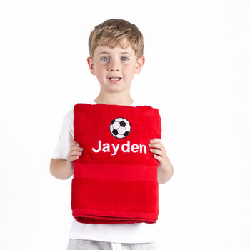 Personalised Kids Sports Towel With Name, 4 of 8