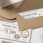 Personalised Nice List Lapland Scratch Reveal Ticket, thumbnail 8 of 9