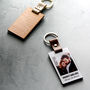 'Neutrals' Leather Photo Memory Keyring, thumbnail 7 of 7