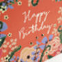 'Happy Birthday' Floral Mini Card, thumbnail 2 of 2