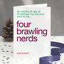 Funny Christmas Card Four Pack '12 Days Of Christmas', thumbnail 3 of 6