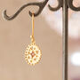 18 K Gold And Silver Earrings With Pink Gemstone, thumbnail 8 of 9