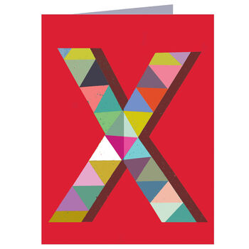 Mini X Alphabet Card, 2 of 5