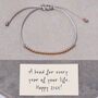 Happy 21st Bead For Every Year Friendship Bracelet, thumbnail 2 of 5