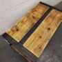 Industrial Reclaimed Coffee Table Tv Stand Shelf 661, thumbnail 2 of 7
