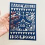 Personalised 65th Sapphire Anniversary Paper Cut, thumbnail 3 of 5