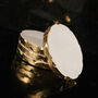 Gold And White Marble Drink Coasters Set Of Four, thumbnail 4 of 7