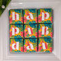 Birthday Biscuits Gift Box, Tropical Flowers, Nine Pieces, thumbnail 8 of 9