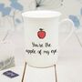 Personalised Romantic Pun Bone China Mug, thumbnail 9 of 12